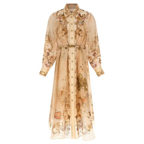 Zimmermann Women 'Memento Buttoned Midi' Dress - Picture 1 of 4